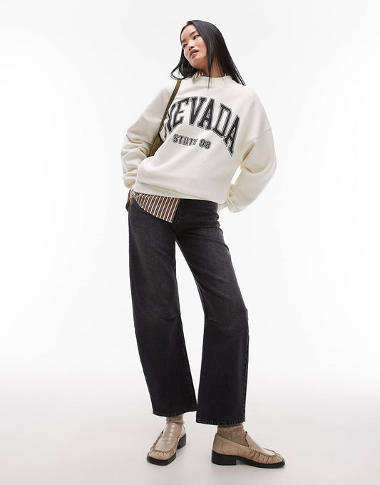 Barrel Mid Rise Jean
