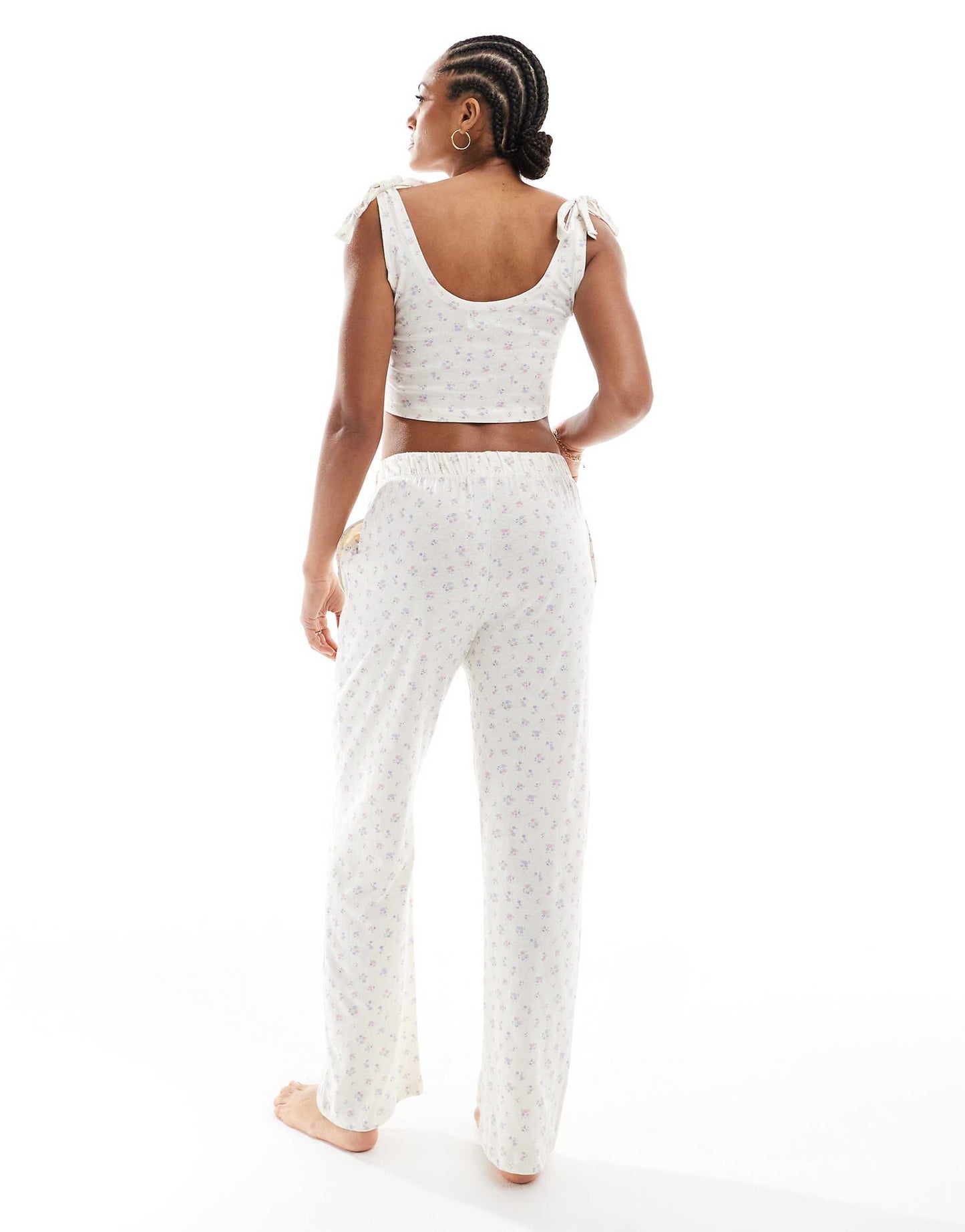 Pyjama Set With Floral Print