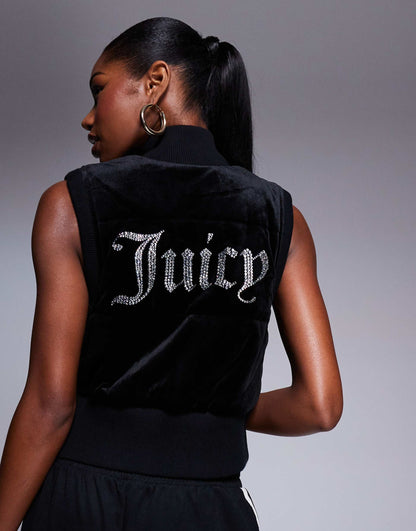 00S Velour Gilet