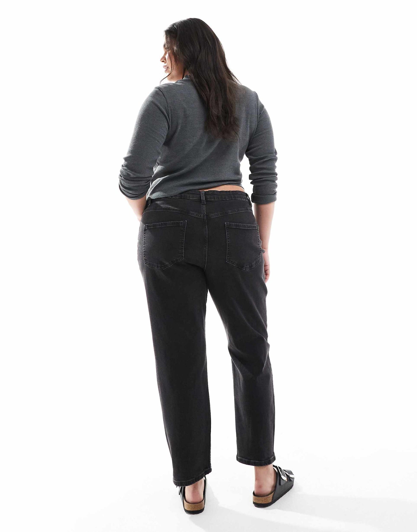 Curve Slim Fit Comfort Mom Jeans