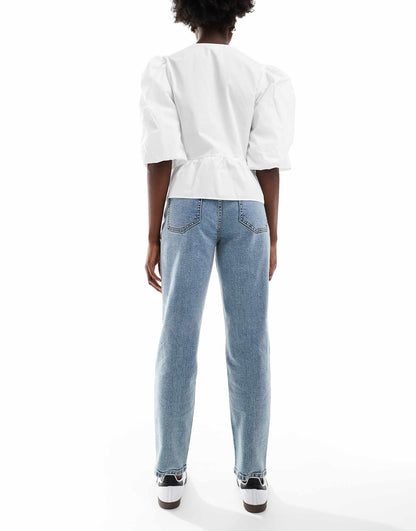 Hourglass Slim Fit Comfort Mom Jeans