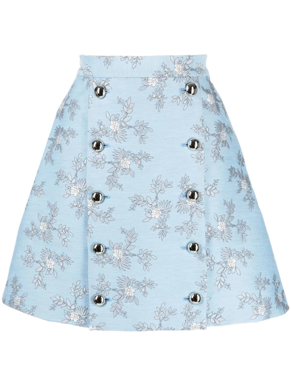 Portobello Patterned Jacquard A-Line Skirt