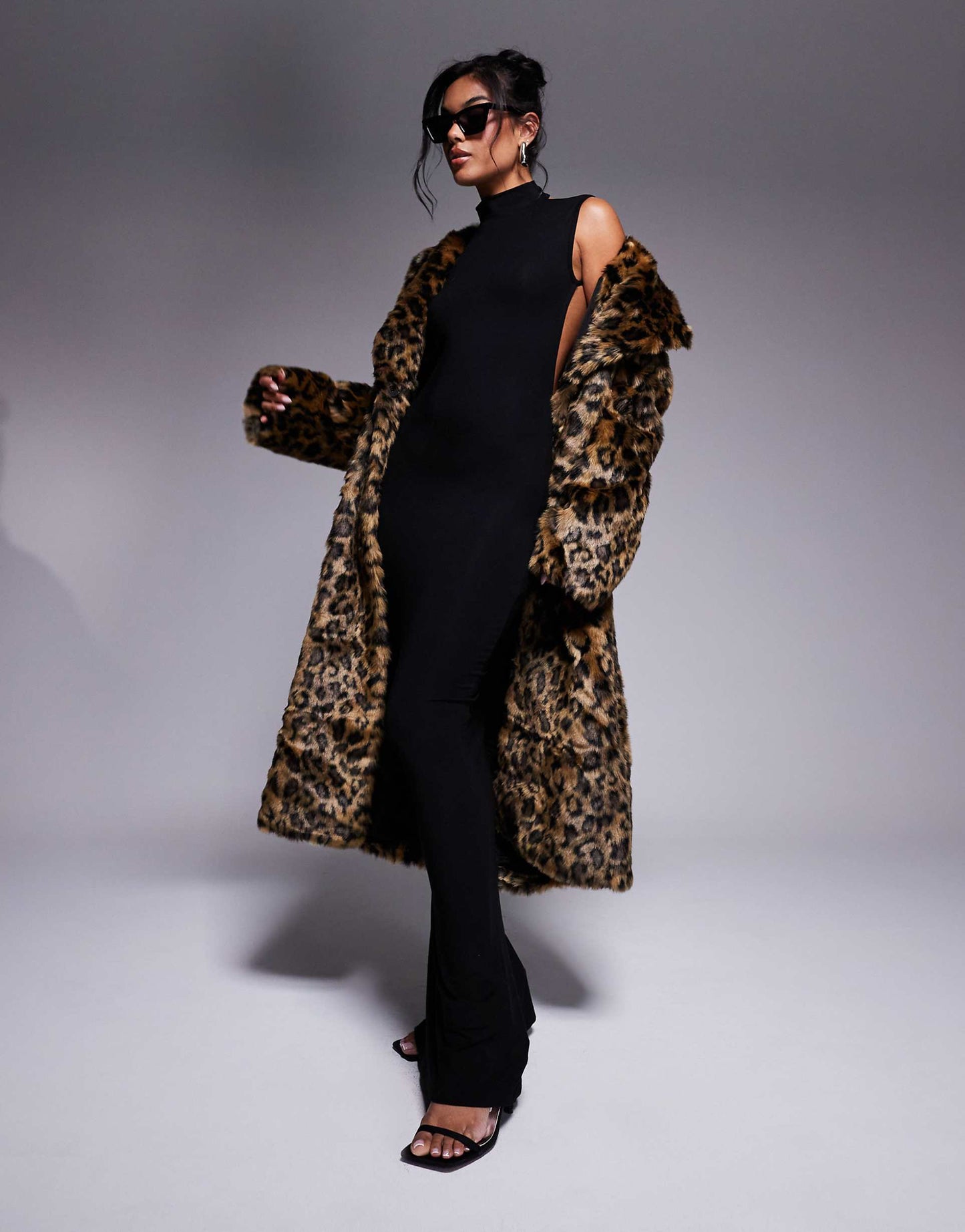 Catty Faux Fur Maxi Coat