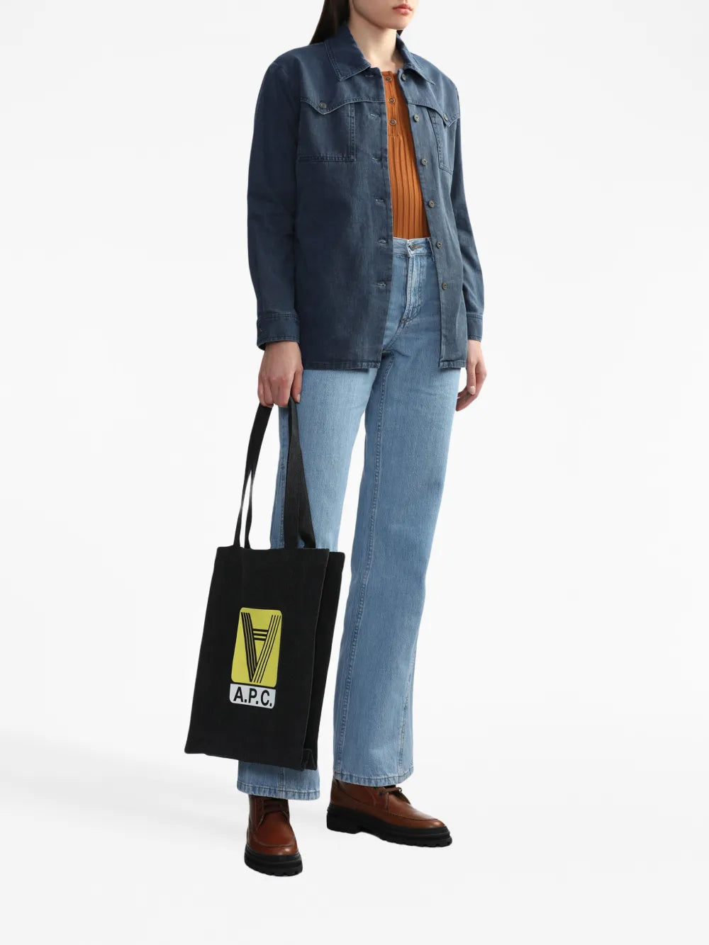 Joann Belted Denim Jacket