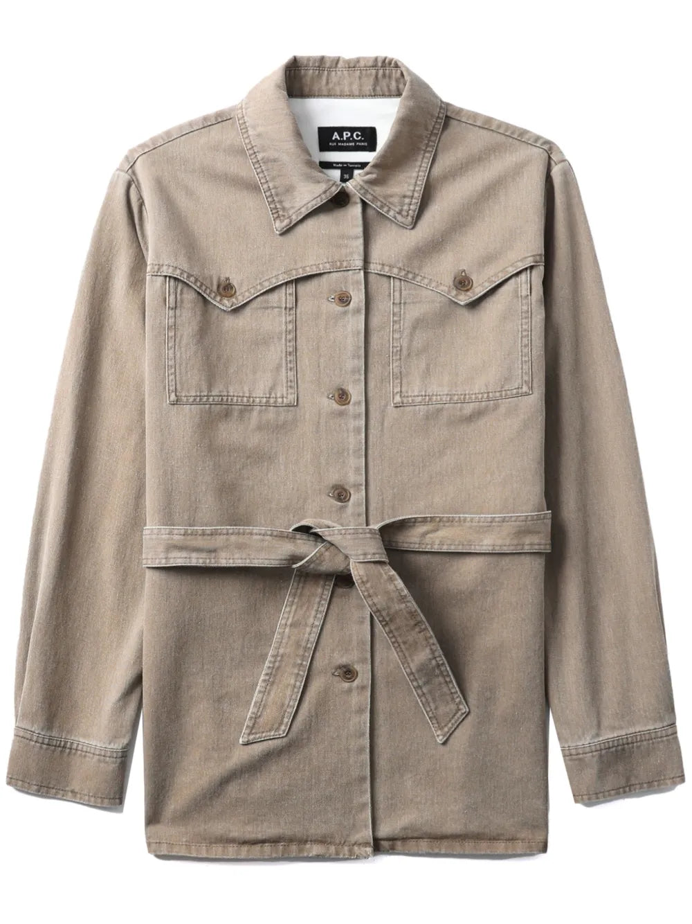 Joann Belted Cotton Jacket