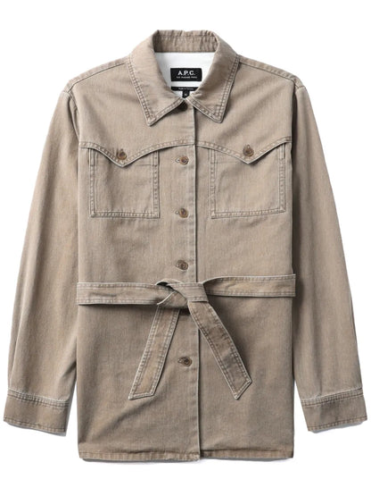 Joann Belted Cotton Jacket