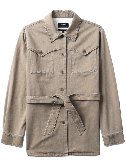 Joann Belted Cotton Jacket