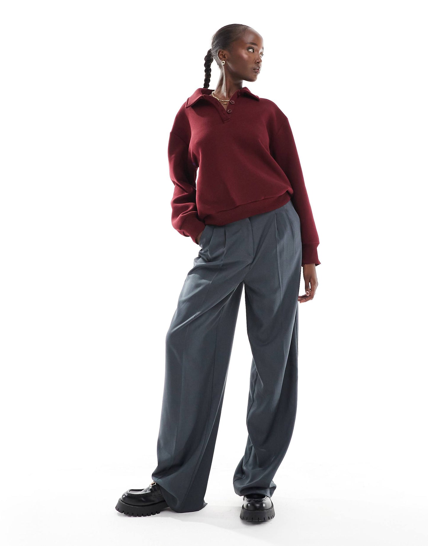 Tall Rita Tailored Wide Leg Dad Trousers