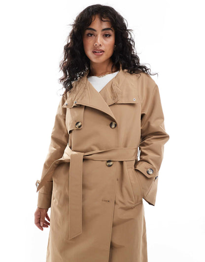 Trench Coat With Quilted Lining
