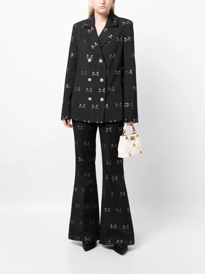Circa 72 Jacquard Double-Breasted Blazer