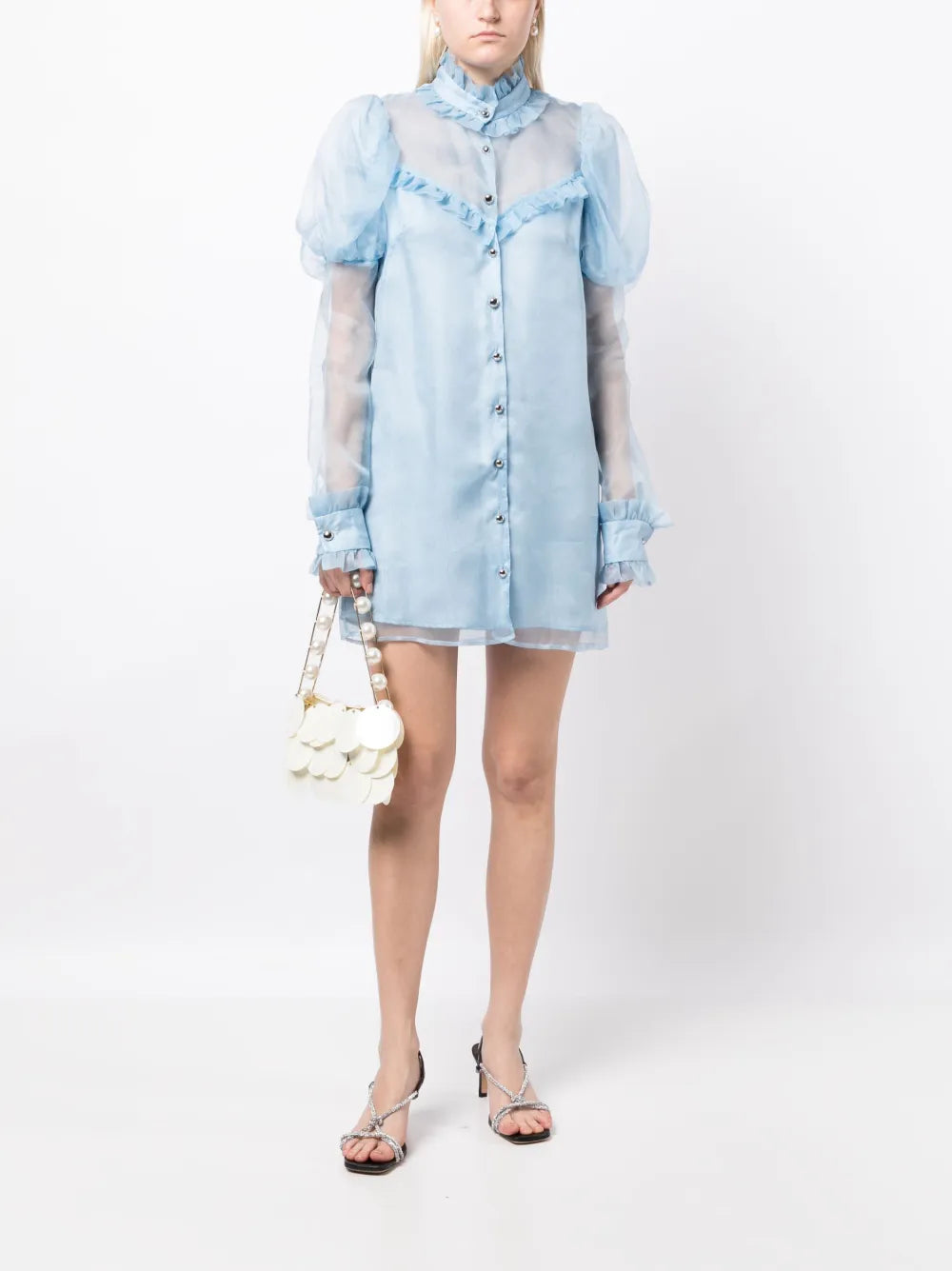 Lighthouse Ruffled Silk Dress