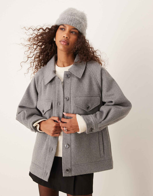 Button Up Shacket