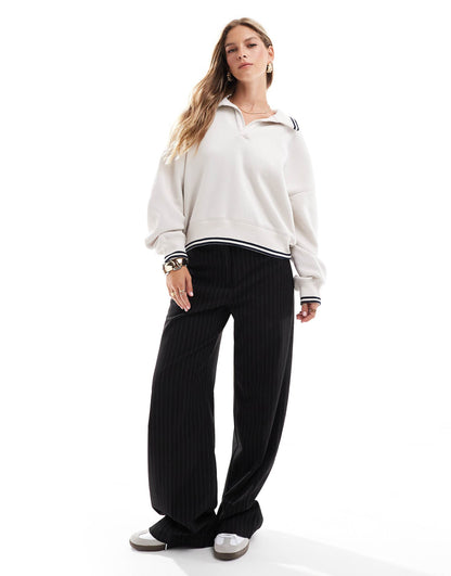 Collared Sweatshirt