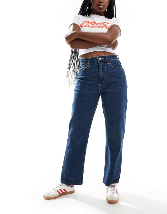 Curve Love Vintage Straight High Rise Jean