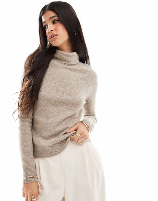 Fluffy Turtleneck Jumper