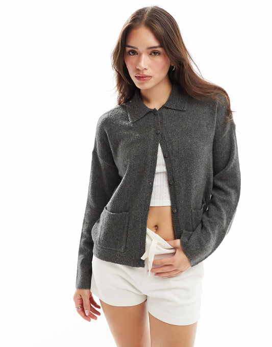 Collared Cardigan