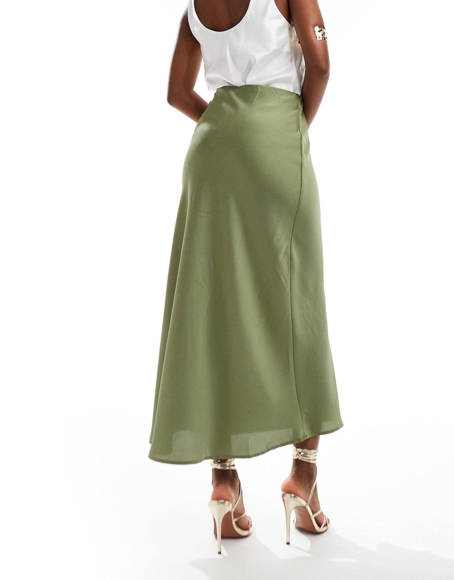 Satin Maxi Skirt