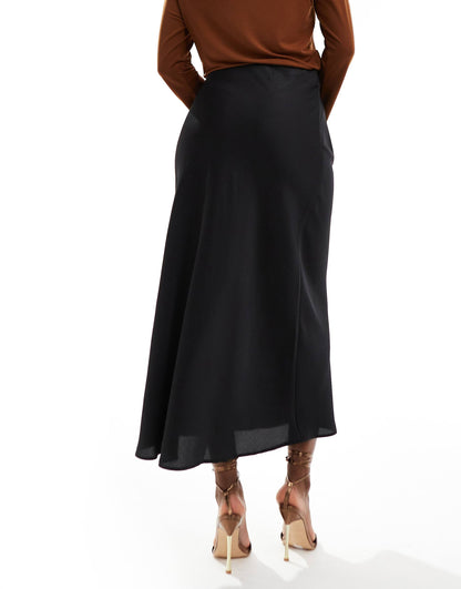 Satin Maxi Skirt