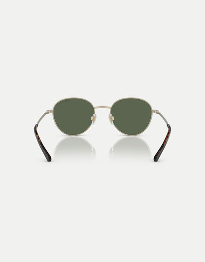 Ph3144 Round Polarised Sunglasses With Green Lens