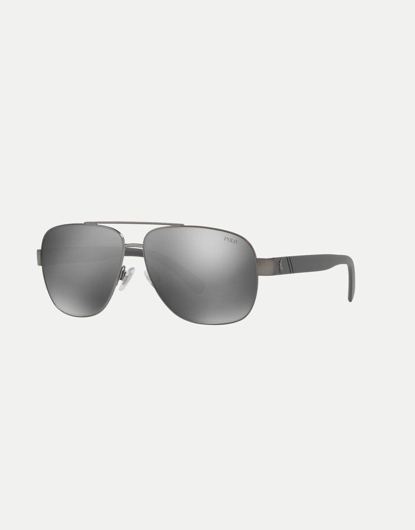 Pilot Sunglasses With Silver Mirrored Lens