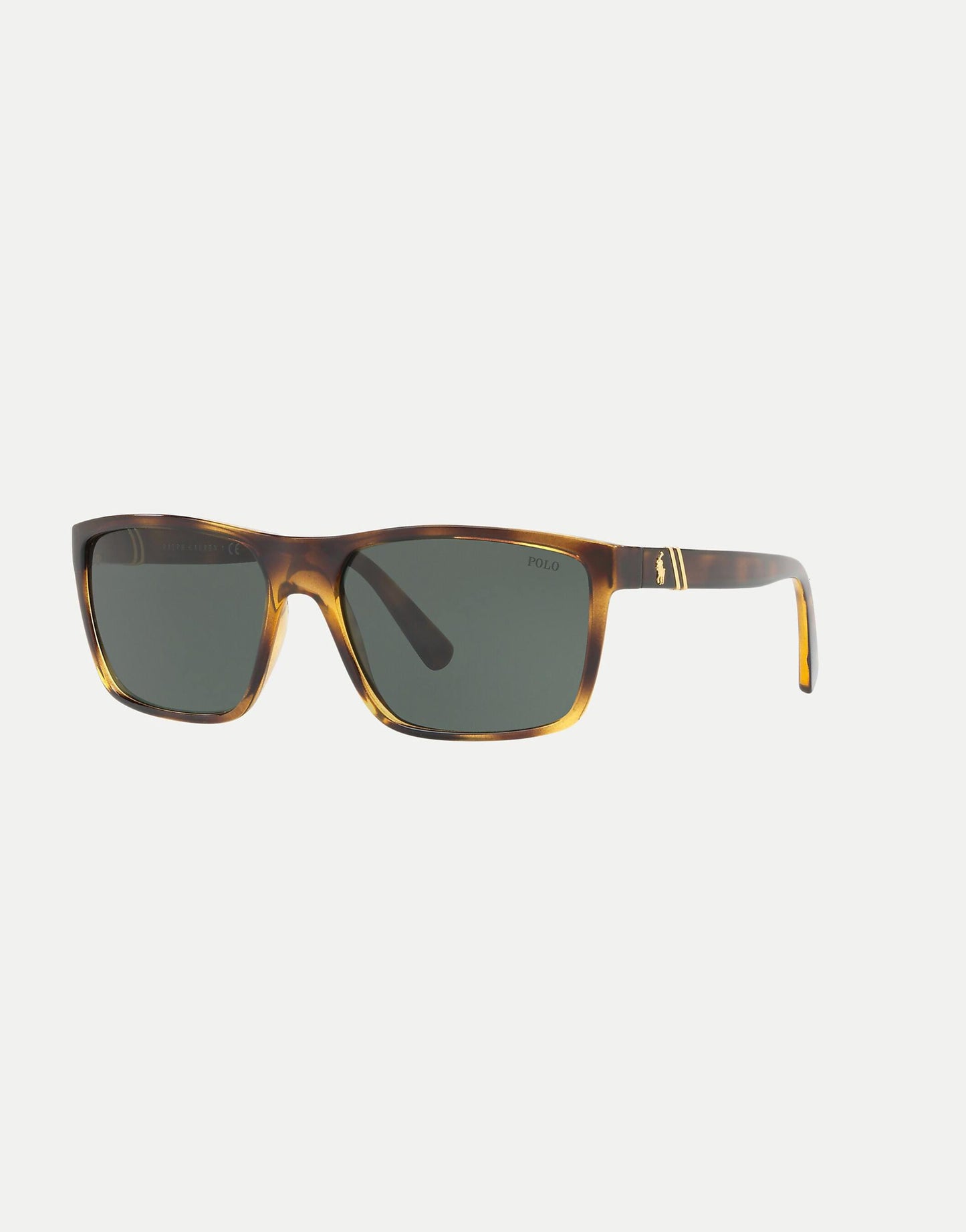 Rectangle Sunglasses With Green Lens