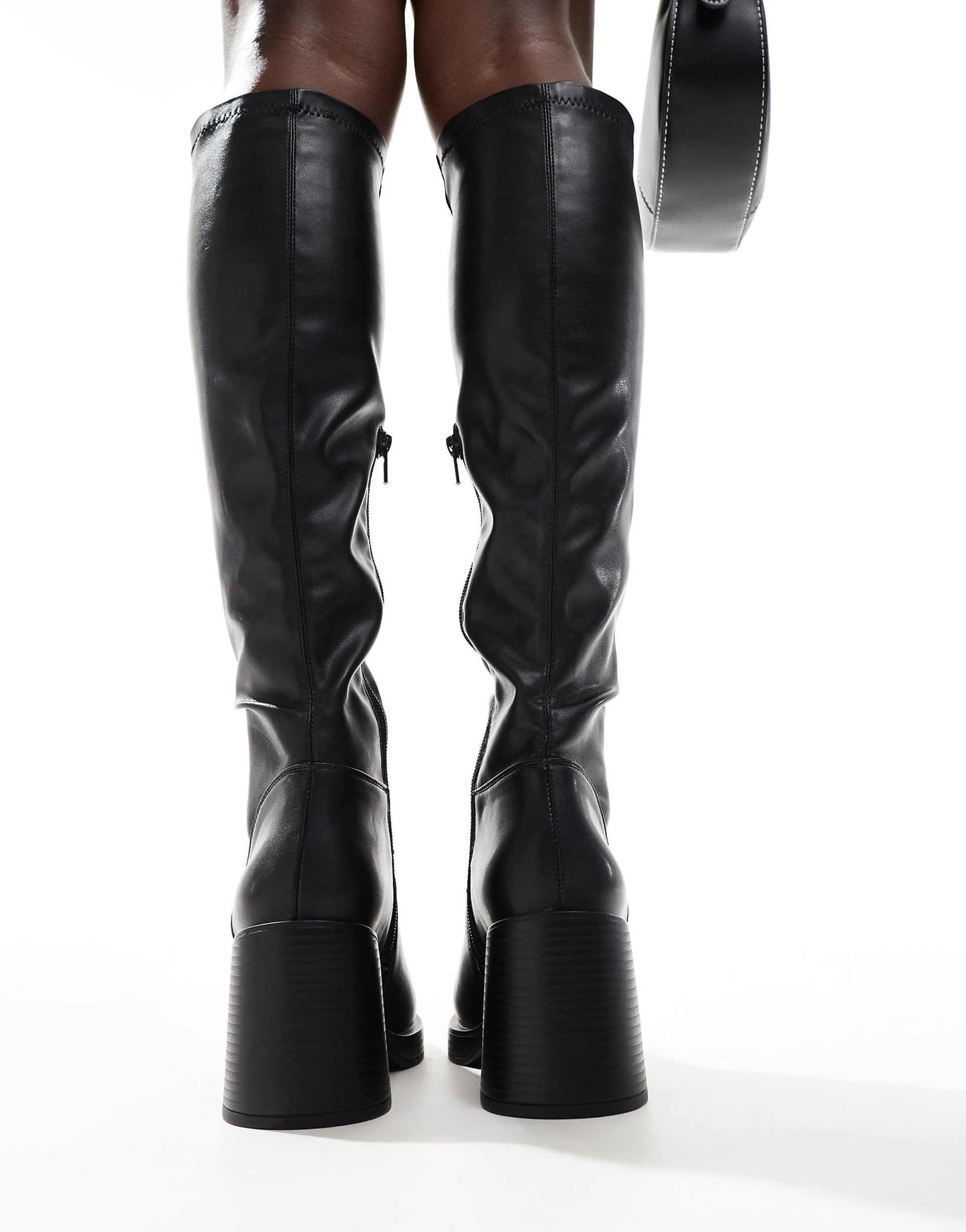 Danielle Block Heeled Knee Boots