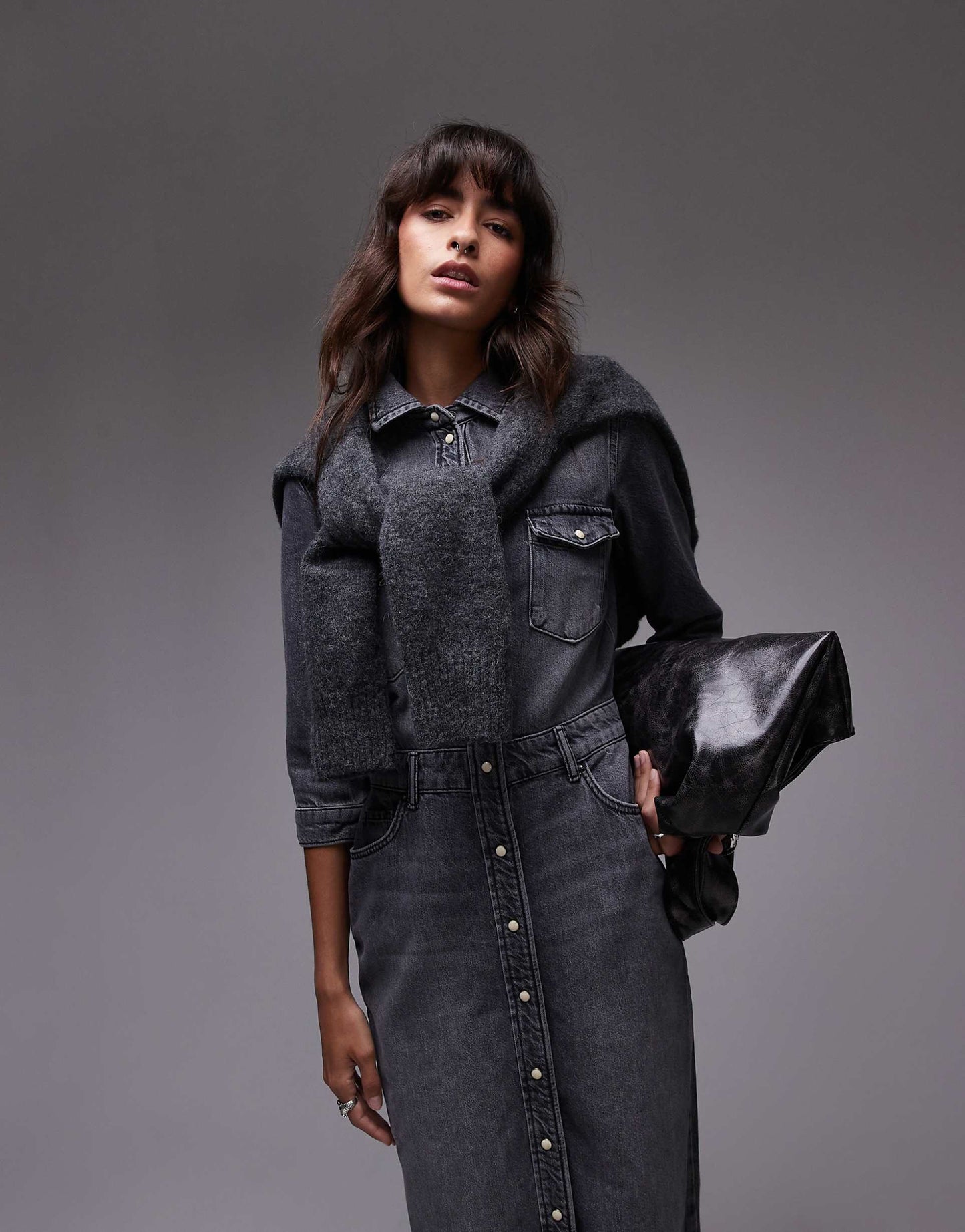 Blair Denim Maxi Dress