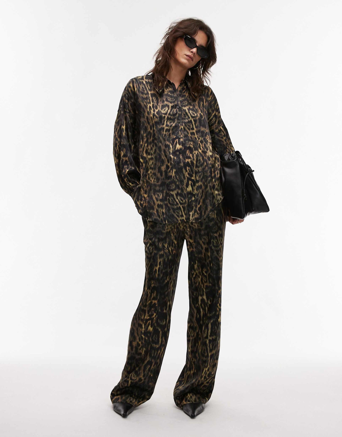 Charli Satin Shirt Co-Ord
