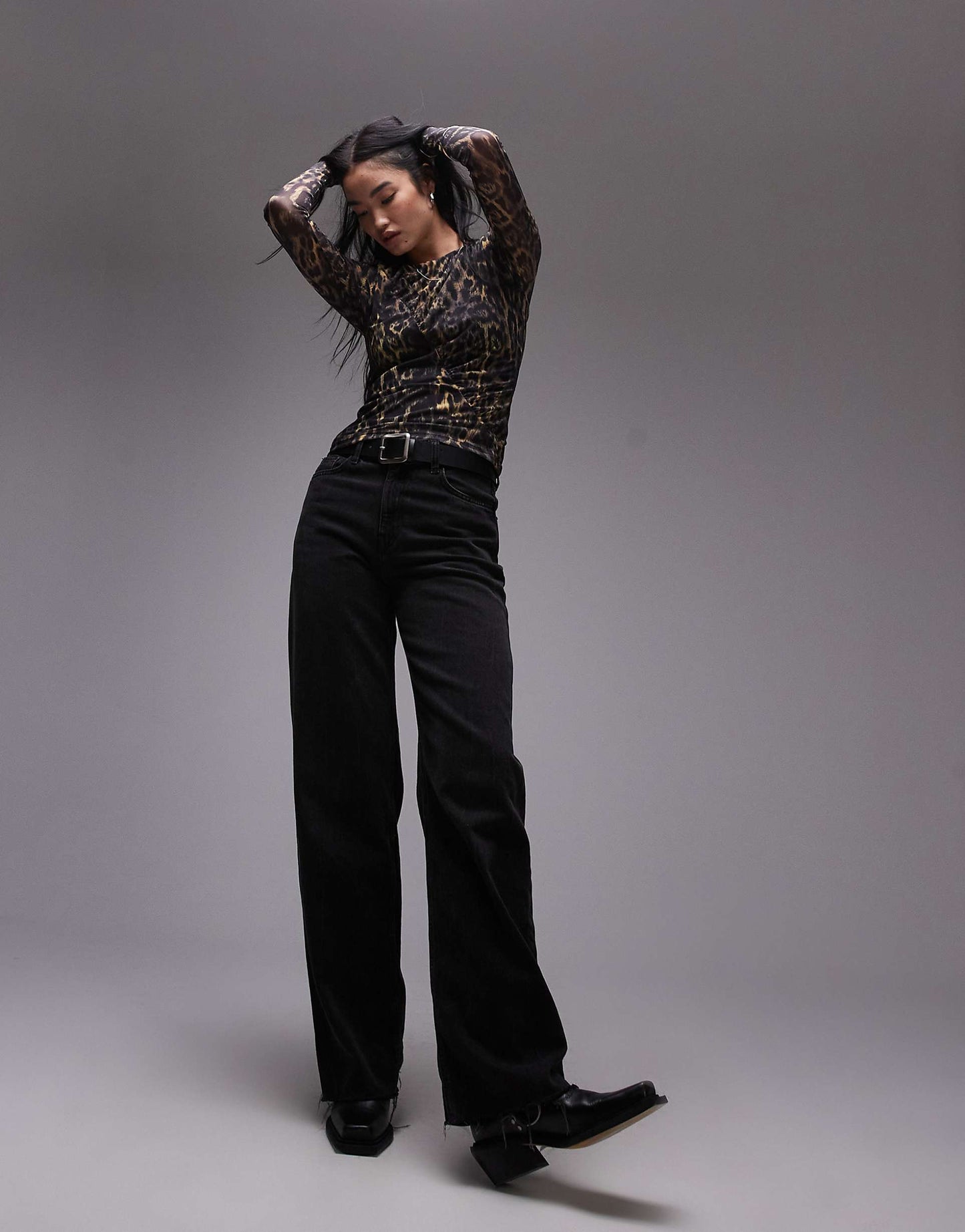 Edana Mesh Long Sleeve T-Shirt