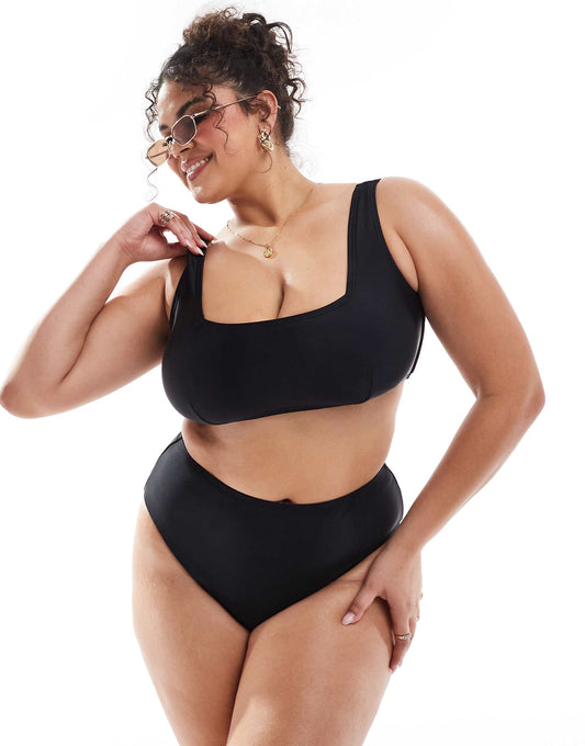 Curve Crop Bikini Top