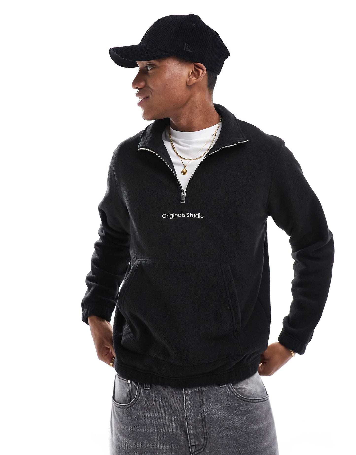 Half Zip Fleece With Originals Logo