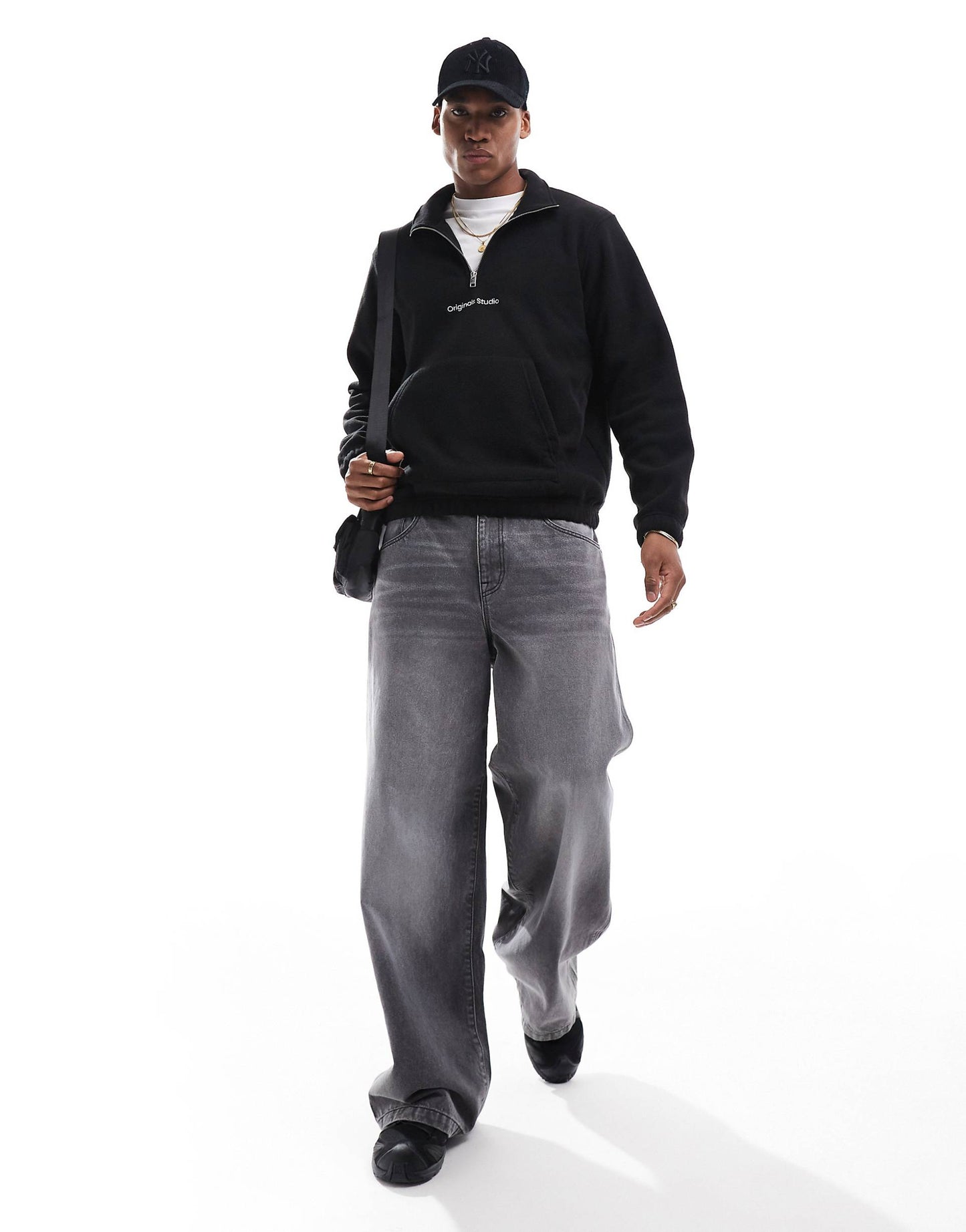 Half Zip Fleece With Originals Logo