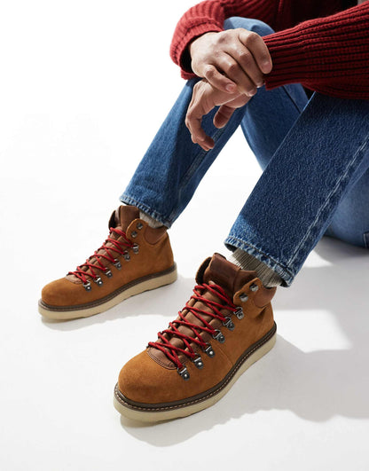 Chunky Suede Hiker Boot