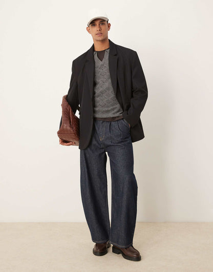 Slouchy Oversized Blazer