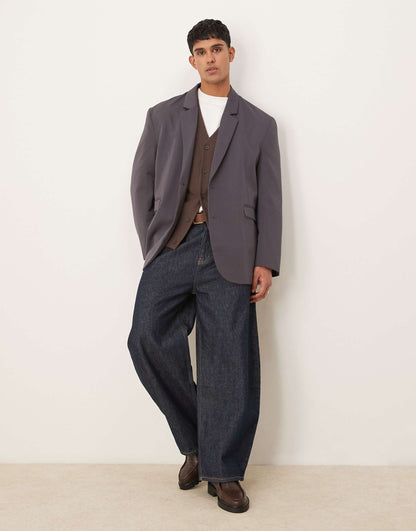 Slouchy Oversized Blazer