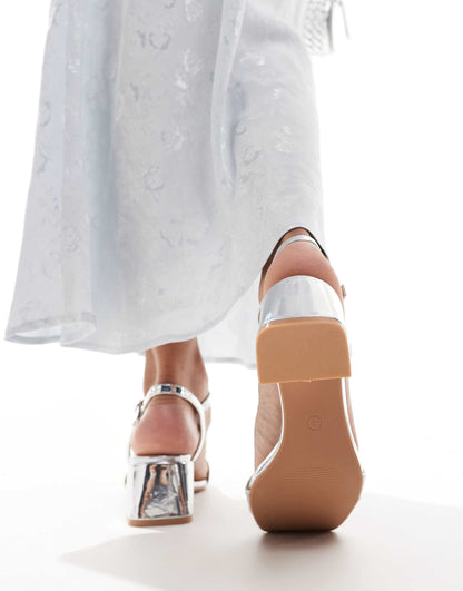 Low Block Heeled Sandals