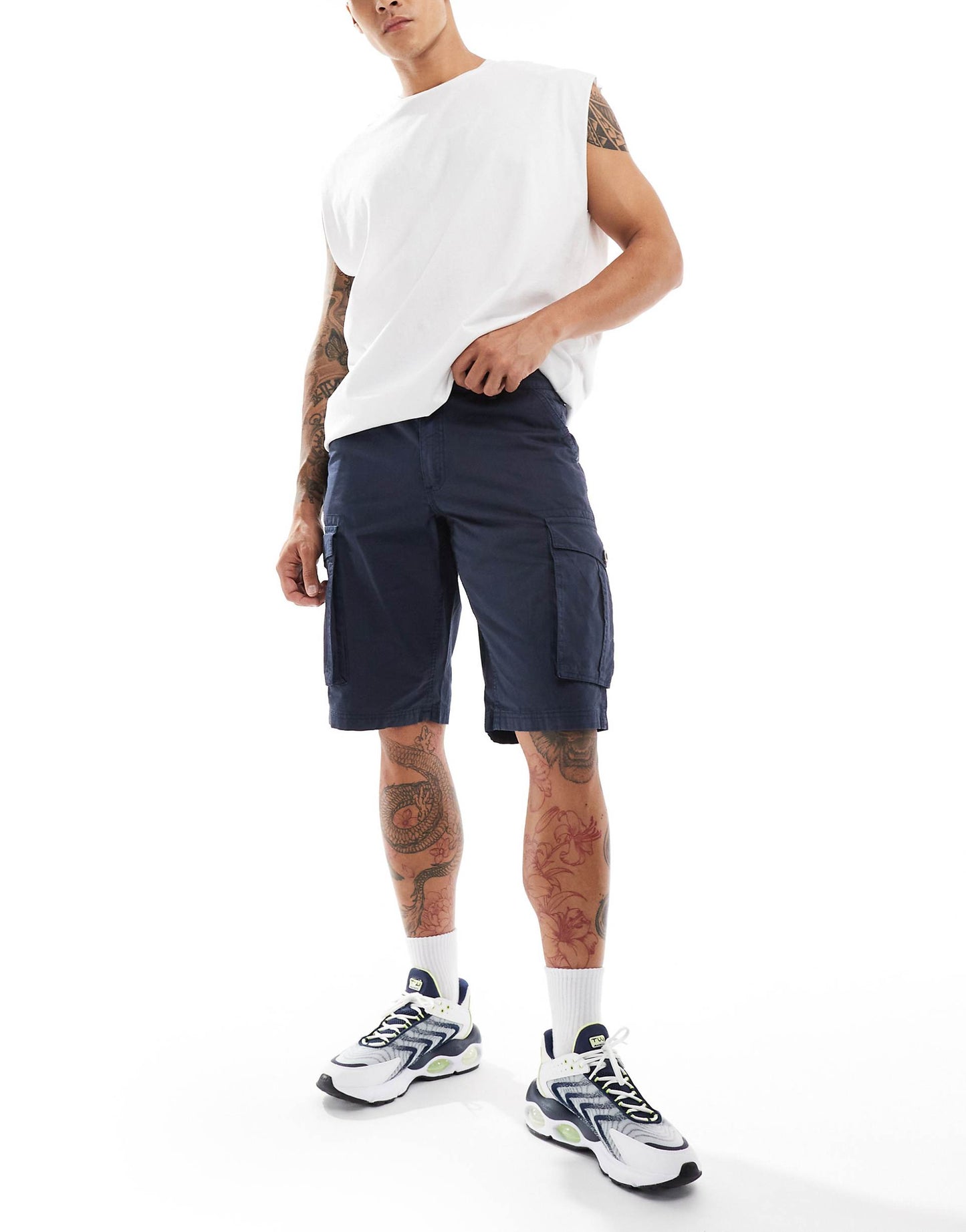 Men'S Shorebay Vintage Look Cargo Shorts