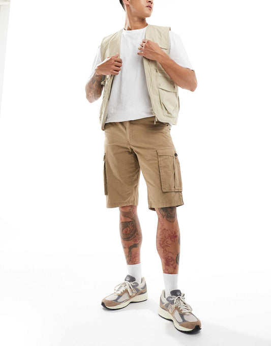 Men'S Shorebay Vintage Look Cargo Shorts