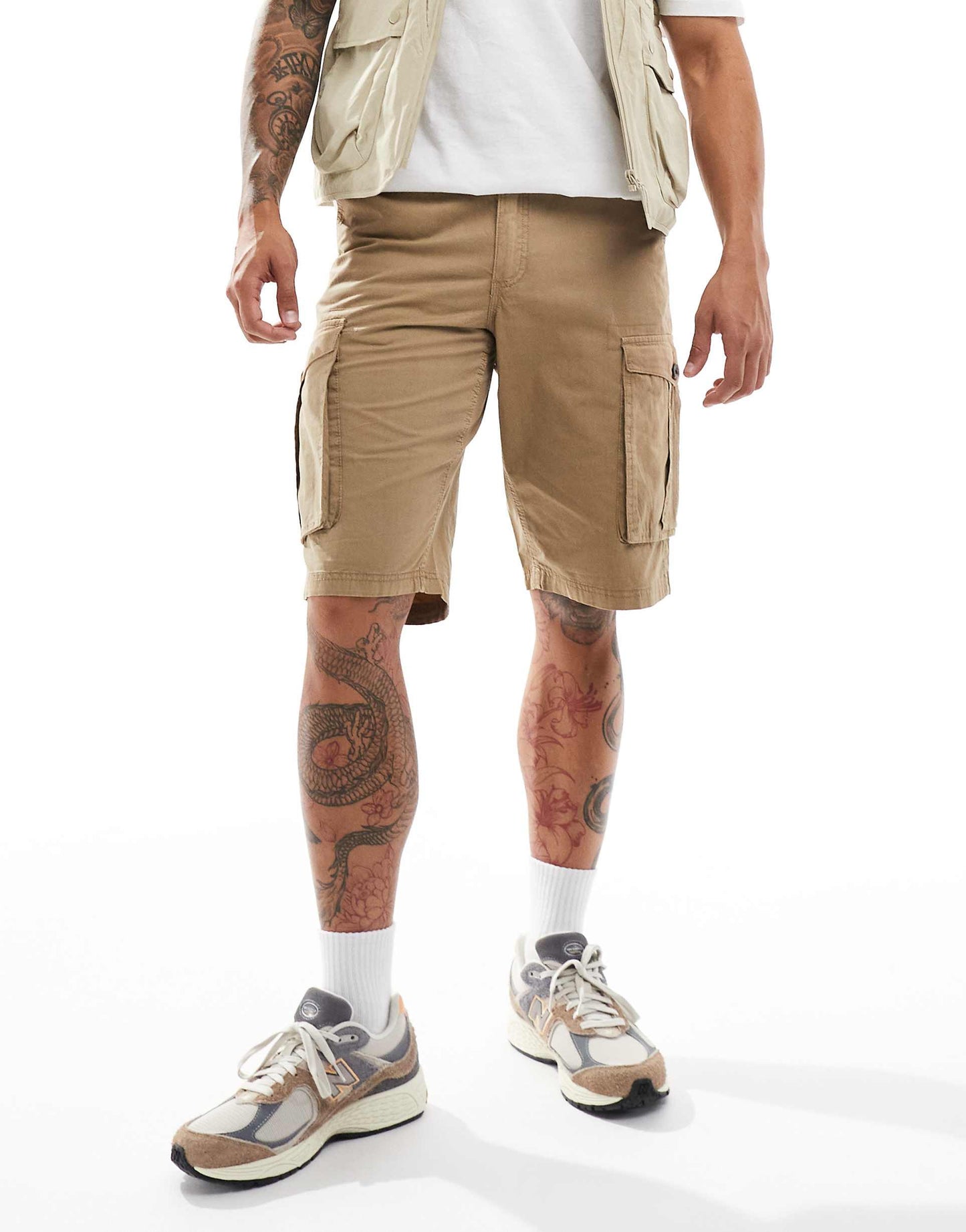 Men'S Shorebay Vintage Look Cargo Shorts