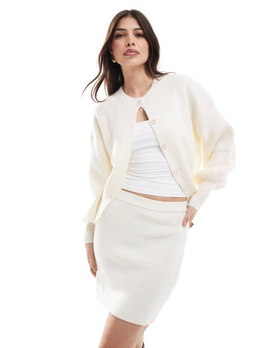 Knitted Bomber Cardigan Co-Ord