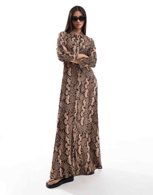 Maxi Shirt Dress