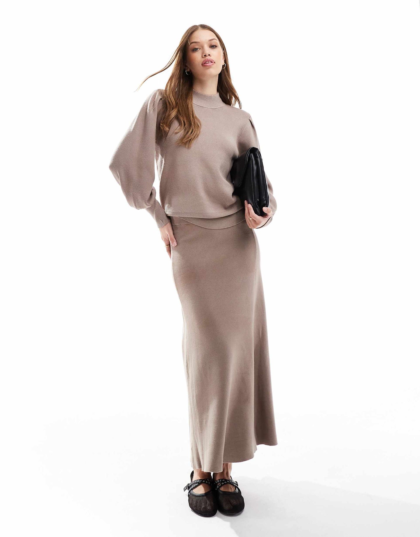 Knitted Maxi Skirt Co-Ord