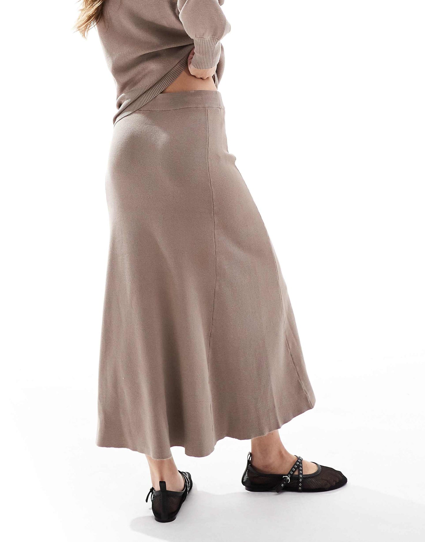 Knitted Maxi Skirt Co-Ord