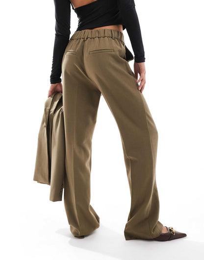 Tailored High Waisted Straight Leg Trouser Co-Ord