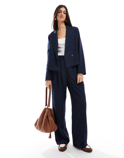 Tailored Cropped Blazer Co-Ord