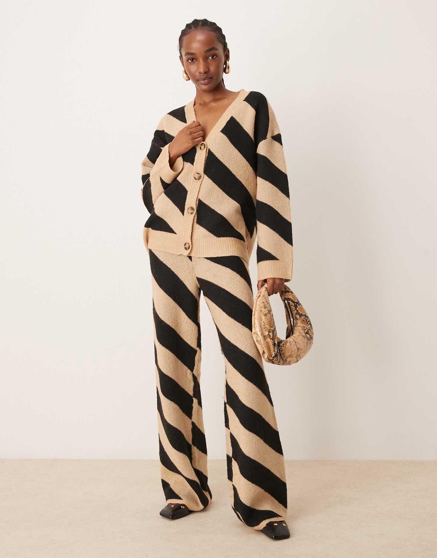 Knitted Longline Cardigan Co-Ord