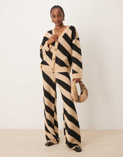 Knitted Longline Cardigan Co-Ord