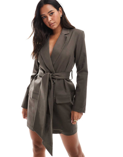 Oversized Blazer Mini Dress