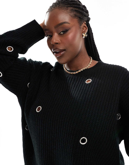 Eyelet Jumper