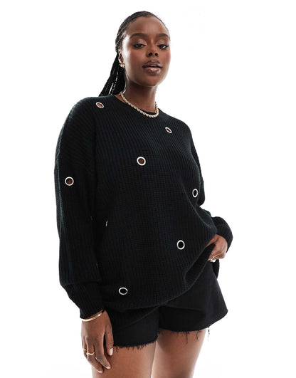 Eyelet Jumper
